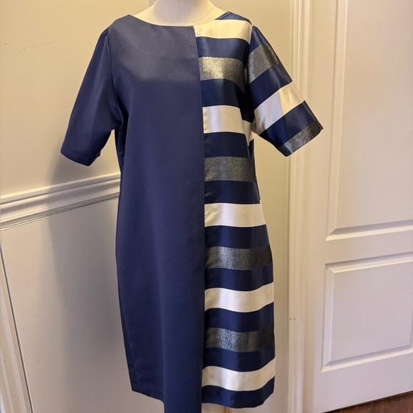 Beautiful unique shift dress.Worn once.  Mint condition. Spring/summer season - Picture 1 of 11